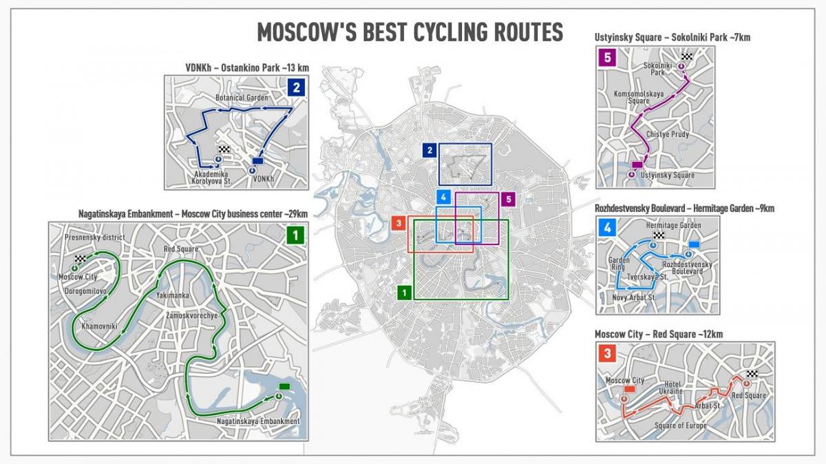 Moskva bike mapa