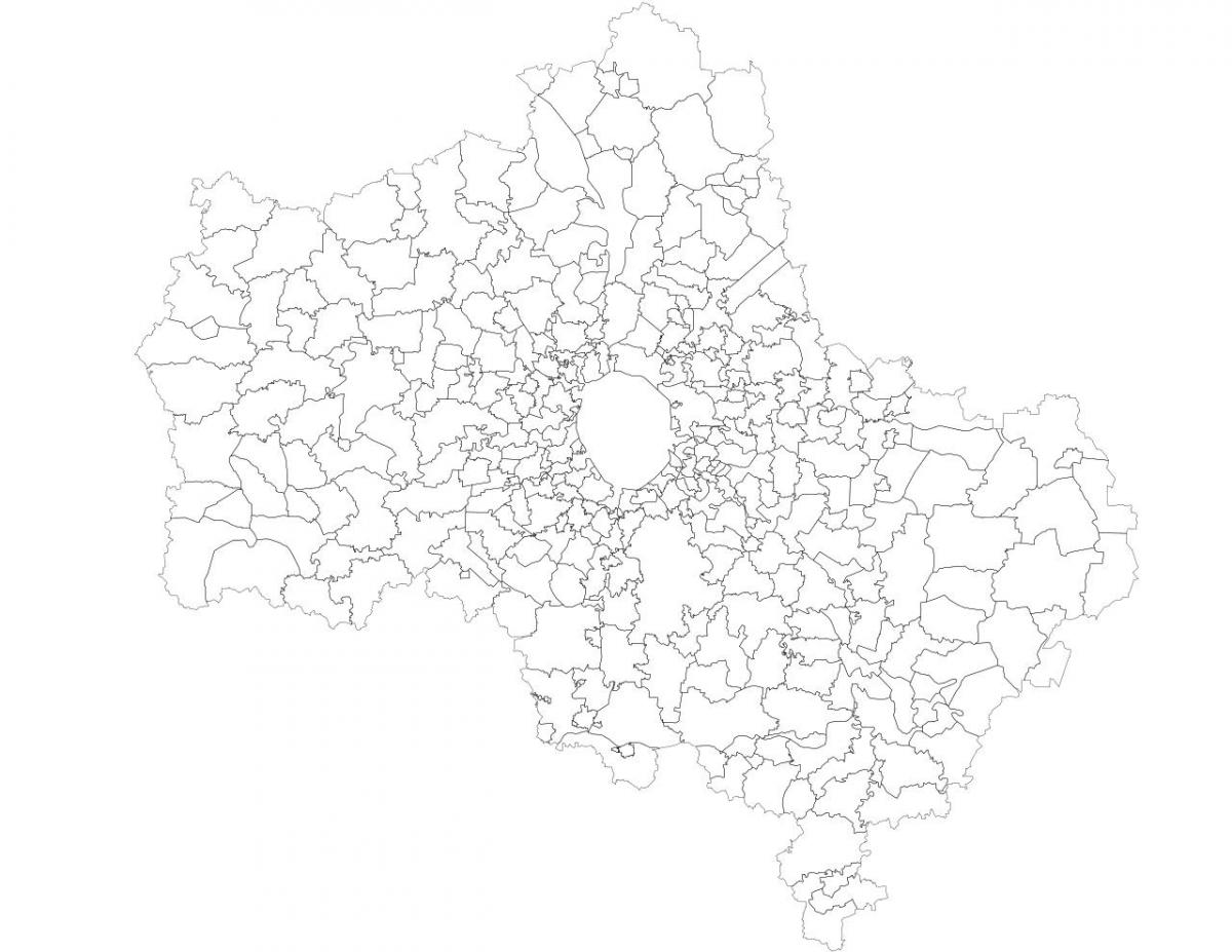 Moskva munisipyo mapa