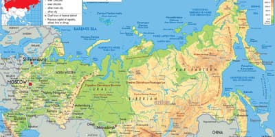 Russia Moscow mapa
